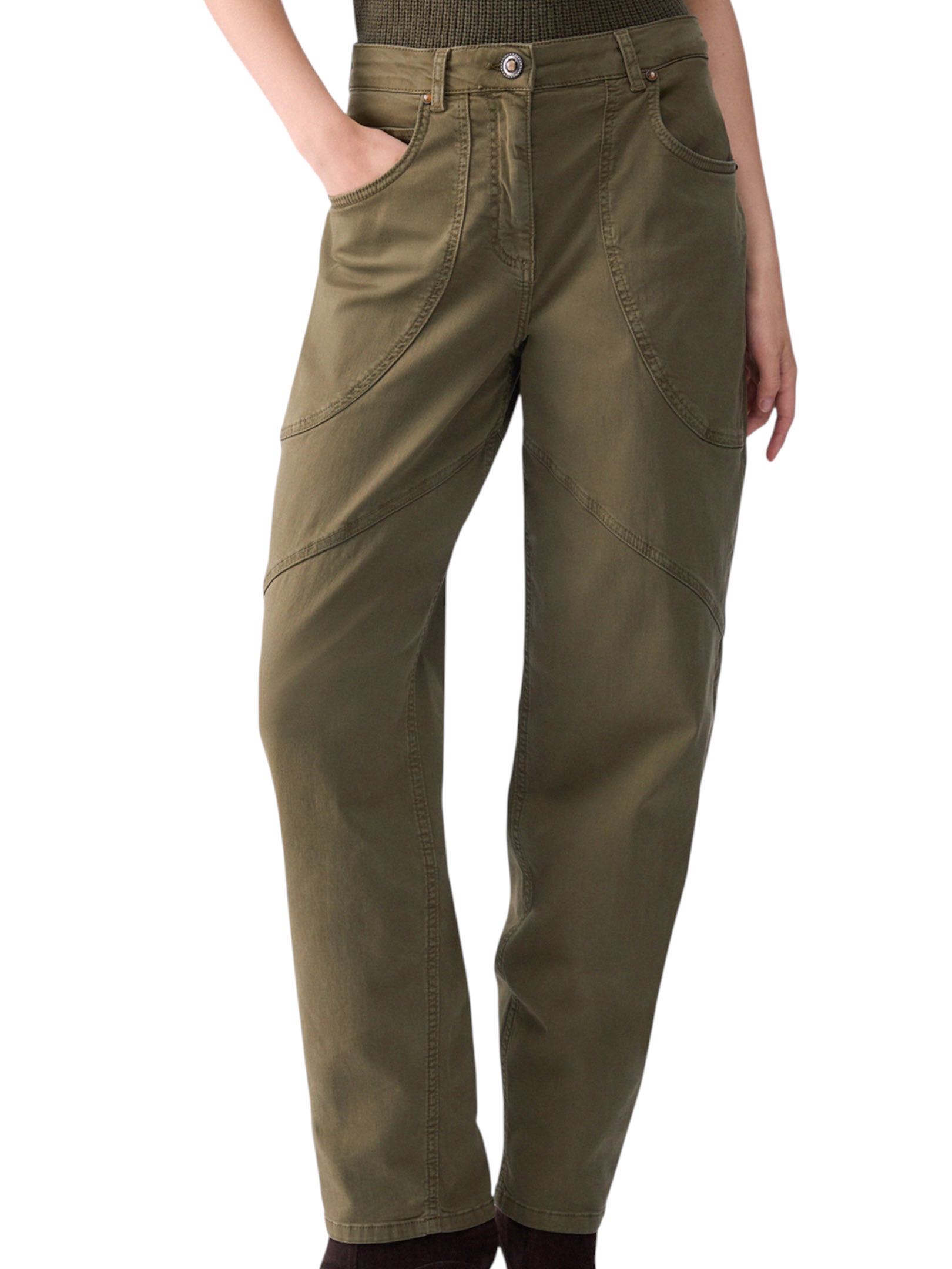 LIU JO - JEANS VERDE BAGGY